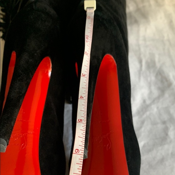 Christian Louboutin Black Fringe Boots - Picture 7 of 16